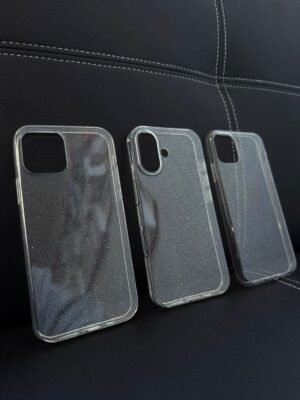 Fundas Transparentes con Glitter