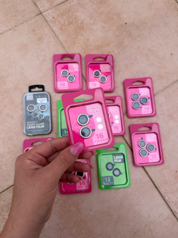 Protector de Cámara con Strass para iPhone